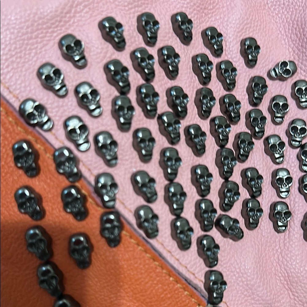 Colorful Patchwork Backpack With Skull Design - image 2